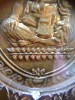 เหรียญใบพุทราหลวงปู่เอมวัดคลองโป่ง ศรีสำโรงรุ่น 3 ปี2517เนื้อทองแดงกะไหล่ทองหายากมากๆ ระดับแชมป์สวยกลิ๊ป เลี่ยมเงินโบราณหนายกซุ้มเปิดฝาได้