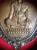 เหรียญใบพุทราหลวงปู่เอมวัดคลองโป่ง ศรีสำโรงรุ่น 3 ปี2517เนื้อทองแดงกะไหล่ทองหายากมากๆ ระดับแชมป์สวยกลิ๊ป เลี่ยมเงินโบราณ