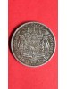 เหรียญเงินหนึ่งบาท สมัยรัชกาลที่ 5 หลังตราแผ่นดิน ร.ศ. 126  พิมพ์ขี้ตา 3 เม็ด