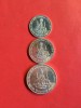 เหรียญฉลองสิริราชสมบัติครบ 50 ปี กาญจนาภิเษก 9 มิถุนายน 2539  เนื้อเงินแบบธรรมดาครบชุด 3 เหรียญ