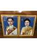รูปถ่ายราชินีทรงชุดไทยจากภาพวาด