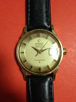 นาฬิกา โอเมก้ารุ่นหอดูดาวขาสิงห์หุ้มทองเก่าเก็บแทบไม่ได้ใช้สวยงามสุด ๆเดิม ๆ