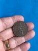 เหรียญทองแดง 1 เซี้ยว  ร.ศ.121  สมัยรัชกาลที่ 5 ตรา พระบรมรูป - พระสยามเทวาธิราช สภาพสวยงามสมบูรณ์