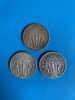เหรียญหนึ่งบาทช้างสามเศียรเนื้อเงินสมัย ร.6 ปี พ.ศ.2458(1เหรียญ) และ2459(2เหรียญ) จำนวน 2 เหรียญสวยงามคมชัดมากๆ
