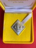 เหรียญกรมหลวงชุมพร เขตอุดมศักดิ์รุ่น '' บารมีแห่งทรัพย์ '' เนื้อเงินหน้ากากทองคำพร้อมกล่อง