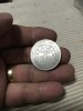 เหรียญเงิน ที่ระลึกงานกตัญญููกตเวทิตา (สรงนำ้ ) หลวงพ่อคูญ วัดบ้านไร่ 14 เมษา 2538