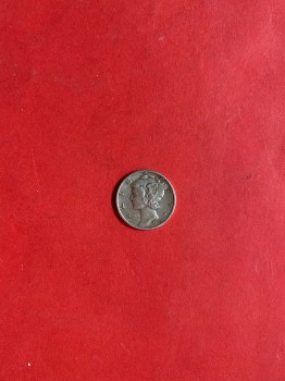 เหรียญเก่าเนื้อเงินประเทศ USA ราคา10 Cent 