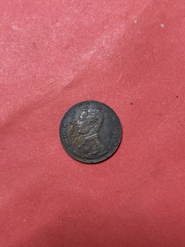 เหรียญทองแดง หนึ่ง อัฐ ร.ศ.109 สมัยรัชกาลที่ 5 สวยงามคลาสสิกเดิมไม่มีขัดล้างใดๆทั้งนั้น 