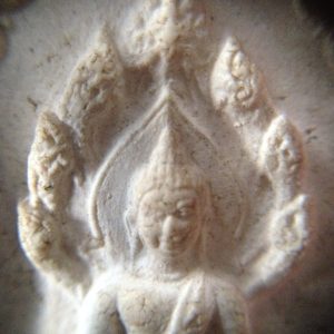 พระสมเด็จนาคปรก 3 ชั้น หลังยันต์หมึกปี 13 วัดเทพศิรินทร์ สร้างโดยเจ้าคุณอุดม มีเส้นพระเกศาเจ้าคุณนร และผงสมเด็จวัดสามปลื้ม - Image 3