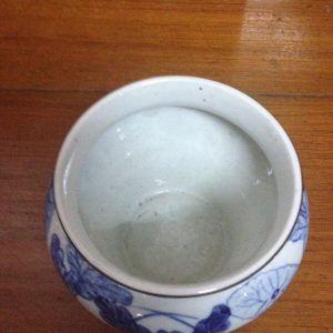 โถเป็ดกอบัวรัตนโกสินทร์สีขาวฟ้าใบเล็ก - Image 4