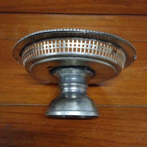 ถาดสัมฤทธิ์เก่าขนาด เส้นผ่าศูนย์กลาง 8 "มีรูปช้างอยู่กลางถาด - Image 3