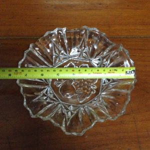 ชามใส่ผลไม้แก้วใส 8 จีบ สวยงามคลาสสิกมาก - Image 3