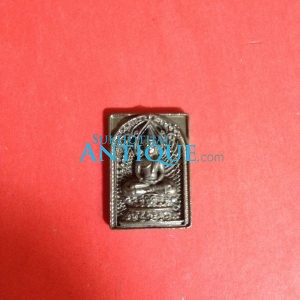 เหรียญหล่อโบราณย้อนยุคพิมพ์ประภามณฑลรัศมี วัดปากคลองมะขามเฒ่า ปี 2557 เนื้อชนวนเปียกเงิน โค้ดหมายเลข 201 - Image 3