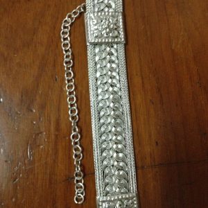 เข็มขัดเนื้อเงินอย่างดีหัวลวดลายสวยงาม สายลายถักละเอียดมากๆ น้ำหนักรวม 400  กรัม (ุ 26.3 บาท) พิเศษกรัมละ 45 บาท - Image 4