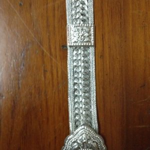 เข็มขัดเนื้อเงินอย่างดีหัวลวดลายสวยงาม สายลายถักละเอียดมากๆ น้ำหนักรวม 400  กรัม (ุ 26.3 บาท) พิเศษกรัมละ 45 บาท - Image 3