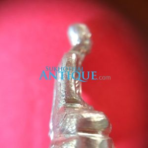 พระปั้มหลวงปู่บุญมีวัดเกาะอ.ศรีสำโรง จ.สุโขทัย เนื้อเงินรุ่นสุดท้ายสวยงามคมชัดมากๆ - Image 2