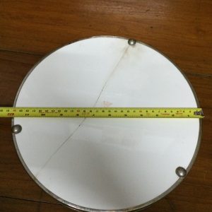 ถาดกระเบื้องโบราณ" วิคตอเลีย "ขนาด 12 "ลายช่อดอกไม้ มีรอยร้าวหนึ่งเส้นสวยงาม - Image 2