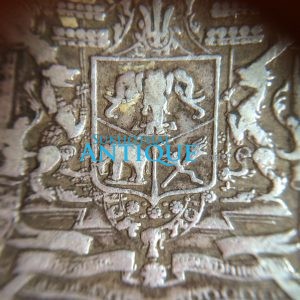 เหรียญเงินหนึ่งบาท สมัยรัชกาลที่ 5 หลังตราแผ่นดิน - Image 4