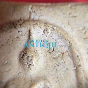 สมเด็จบางขุนพรหม ปี09 พิมพ์ใหญ่เกศทะลุซุ้มมีสังฆาฏิ หลังมีตราเจดีย์หมึกสีนำ้เงิน - Image 3