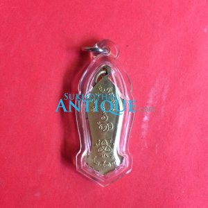 เหรียญพระแม่ย่ากะไหล่ทองปี พ.ศ.2513 เลี่ยมพลาสติกอย่างดีพร้อมใช้ - Image 2