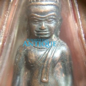 พระหูยานหลัง จปร.รุ่นปืนแตกปี พ.ศ.2513 ฉลอง100ปี วัดราชบพิตร เนื้อทองแดง ในหลวงเขาร่วมพิธี หลวงปูโต๊ะเขาบร่วมปลุกเสก - Image 2