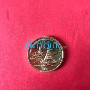 เหรียญพระมหาธาตุเจดีย์เนื้อทองคำ ปี2530 หนัก 15 กรัม ของกองทัพอากาศจัดสร้างถวาย เหรียญที่ 1 - Image 3