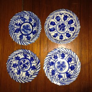 จานเชิงรัตนโกสินทร์ สีฟ้า - Image 3