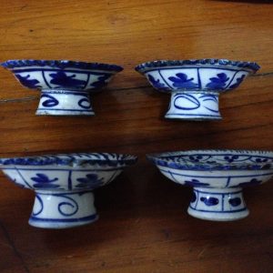 จานเชิงรัตนโกสินทร์ สีฟ้า - Image 4