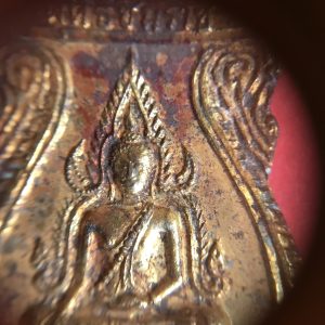 เหรียญขอเบ็ดพระพุทธชินราชหลังอกเลา กะไหล่ทอง ปี2416 สวยงามคมชัดมากๆ - Image 4