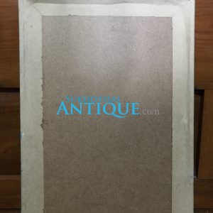 ภาพถ่ายในหลวงจากภาพวาดของนายปราสาท ทรงชุดจอมทัพ สวมหมวกถือพวงมาลัย ของนิตยสาร อยู่ในกรอบไม้ขนาด 11" X 16" - Image 3