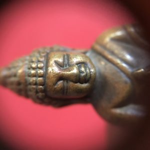 พระกริ่งเนื้อทองแดงผิวไฟ ใต้ฐาน โค๊ต จปร. เสียงกริ่งดังกังวาล - Image 2