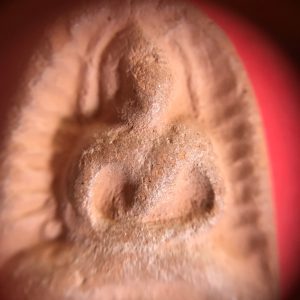 พระซุ้มกอ พระครูสุวิชานวรวุฒิ  หรือ หลวงพ่อปี้ วัดลานหอยเนื้อดินด้านหลังตอกโค๊ตคมชัด พร้อมกรอบ สวยงามคมชัด - Image 3