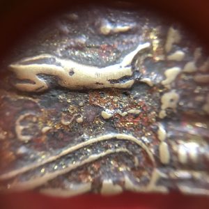 เหรียญหลวงปู่เอมหล่อโบราณเนื้อทองเหลืองยุกต์เก่า สร้างประมาณป 2470วัดปากน้ำจังหวัดสุโขทัย สวยงามคมชัด - Image 4