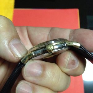 นาฬิกา Omega ปี 1967  หอดูดาวขาสิงห์ตัวเรือนทอง 18K Automatic 35mm เครื่องเดิมไม่เคยซ่อม มีเฉพาะสายหนังที่เปลี่ยน - Image 3