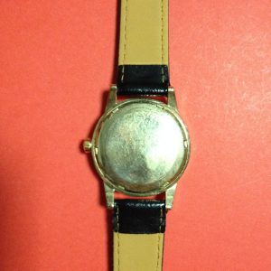 นาฬิกา Omega  Seamaster ขาสิงห์ Vintage ปี 1961 เครื่องเดิม Autometic ครึ่งรอบ หุ้มทอง 18 K รุ่นตัวหนังสือ  เปลี่ยนสายหนังแล้ว - Image 2