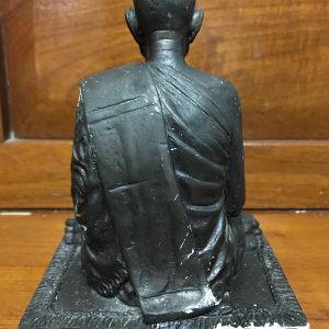 พระบูชา พระครูจันทร์ วัดป่าข่อย อ.สวรรคโลก เนื้อโลหะ ขนาดหน้าตัก 5" จัดสร้าง วันที่ 24 ธันวาคม 2538 สมบูรณ์สวยงามมากๆ - Image 3