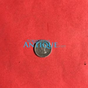 เหรียญเงินเฟื้องหนึ่ง ร.5 ไม่มี ร.ศ.สภาพสวยงามเดิมๆคลาสสิก - Image 1