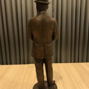 องค์หล่อพระปิยะมหาราช ทรงยืน ขนาดความสูงประมาณ 9" เนื้อทองแดงสัมฤทธุ์ หล่อโบราณ หายาก - Image 3