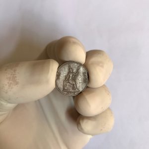 เหรียญทองแดงพระบรมรูป - พระสยามเทวาธราช 1 โสฬส ร.ศ. 118 สภาพชัดเจนสวยงาม เหรียญที่ 4 - Image 4