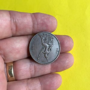 เหรียญทองแดง 1 เซี้ยว  ร.ศ.124  สมัยรัชกาลที่ 5 หน้าหลัง-ตรง  พระบรมรูป - พระสยามเทวาธิราช สภาพสวยงามสมบูรณ์ - Image 4