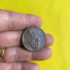 เหรียญทองแดง 1 เซี้ยว ร.ศ.115 สมัยรัชกาลที่ 5 ตรา พระบรมรูป - พระสยามเทวาธิราช สภาพสวยงามสมบูรณ์ ยังมีผิวสีรุ้งเดิมๆให้เห็นหายากครับ - Image 2