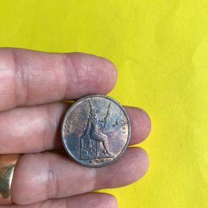 เหรียญทองแดง 1 เซี้ยว ร.ศ.115 สมัยรัชกาลที่ 5 ตรา พระบรมรูป - พระสยามเทวาธิราช สภาพสวยงามสมบูรณ์ ยังมีผิวสีรุ้งเดิมๆให้เห็นหายากครับ - Image 3