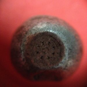 พดด้วงเม็ด 1 บาทสมัยสมเด็จพระเจ้าอุทุมร (ขุนหลวงหาวัด) พ.ศ.2301-2302 ตราช่ออุทุมพร รูปจุด 4 จุด อยุ่ภายในกรอบกนกเปิดล่าง สวยคมชัดมาก เม็ดที่ 3 - Image 2