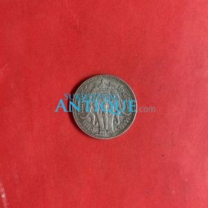 เหรียญหนึ่งบาทช้างสามเศียรเนื้อเงินสมัย ร.6 พ.ศ.2460 สวยงามคมชัดเดิมๆ - Image 4