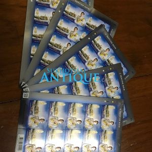 แสตมป์ในหลวง ร.10 ชุด บรมราชาภิเษก ดวง 10 บาบ จำหน่ายยกแผ่น - Image 4