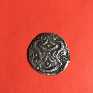 เงินโบราณยุคสมัยฟูนัน ( Funan )สวยงาม (อายุมากกว่า 1,000 ปี ) เหรียญที่ 3 - Image 2