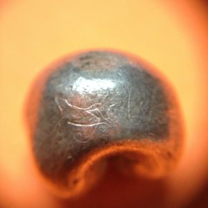 พดด้วงเม็ด 1 บาทในรัชกาลที่1  พ.ศ. 2325- 2352 ( ตราบัวผัน หรือ บัวอุณาโลม) เม็ดที่ 2  สวยชัดมากๆ มีลงจาร น่าเป็นเจ้าของ - Image 3