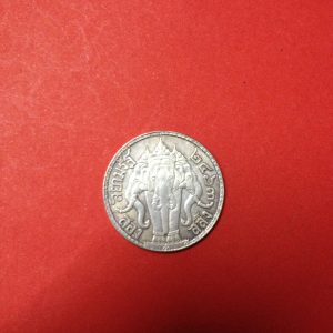 เหรียญเงินสองสลึง ร.6 พ.ศ.2463 เลข 6 หางสั้น ผิวเหลือบรุ้งเดิมสวยคมชัดหายากมากผลิตน้อย เหรียญที่ 2 - Image 3