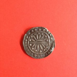 เงินโบราณยุคสมัยฟูนัน (Funan ) สวยงาม (อายุมากกว่า 1,000 ปี ) เหรียญที่ 1 - Image 2