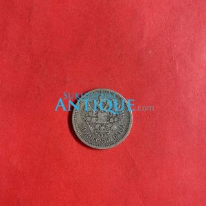 เหรียญเก่าเนื้อเงินประเทศ RUSSIA สมัยพระเจ้าซาร์นิโคลัสที่ 2 ราคา 50 Kopeks ปี 1896 ตรงกับ พ.ศ.2439 พระสหายรัชกาล 5 - Image 3